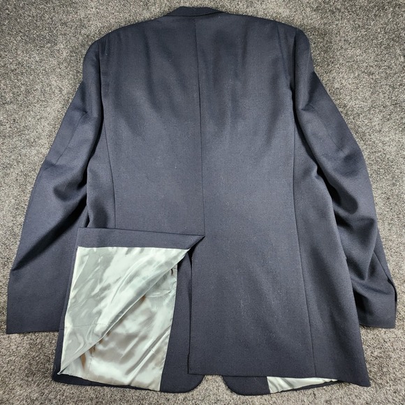 Jack Nicklaus Tournament Series Gold Button Navy Blue Sport Coat Blazer 44XL - Picture 10 of 14
